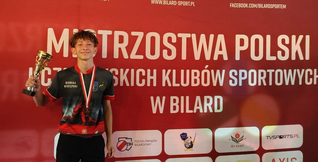 Uczniowie 1LO na Mistrzostwach Polski w bilardzie